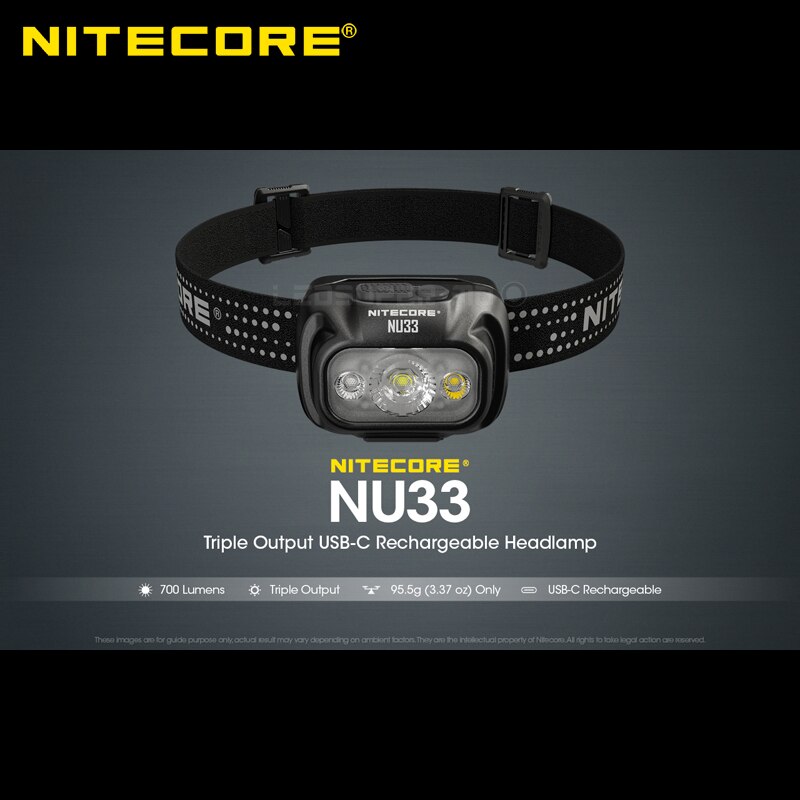 Ʈ  Nitecore NU33 700  LED USB-C  ..